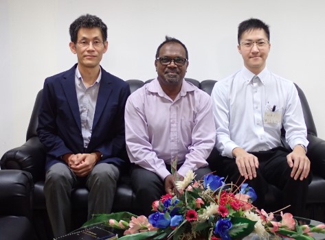Courtesy visit to MMS Director Dr. P. Booneeady